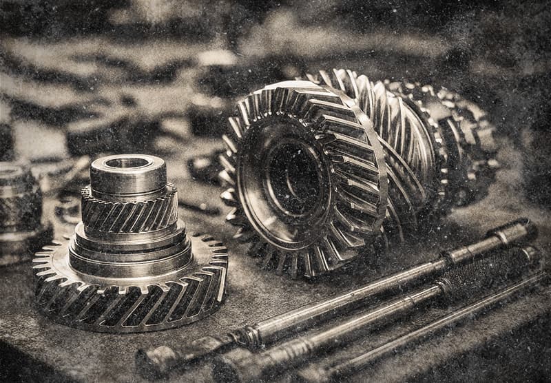 古い写真 車のパーツ