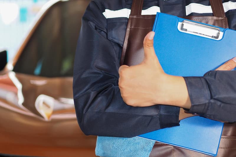 クリップボード持参の作業確認